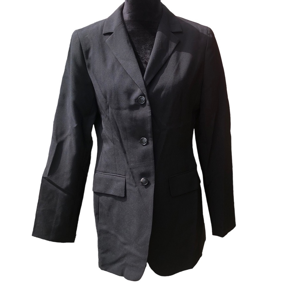New York & Company Classic Black Stretch Blazer size 8 - Picture 7 of 8